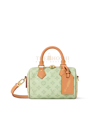 LOUIS VUITTON LV SPEEDY BANDOULIERE 20 MONOGRAM CANVAS LIGHT GREEN 20.5 X 13.5 X 12.0 CM M27530 MASTER QUALITY